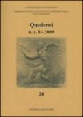 Quaderni del Dipartimento di filologia linguistica e tradizione classica (2009): 8