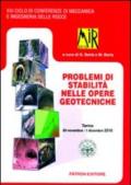 Mir 2010. Problemi di stabilità nelle opere geotecniche. Torino 2010