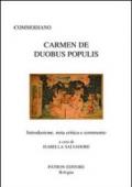 Carmen de duobus populis. Testo latino a fronte