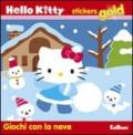 Giochi con la neve. Hello Kitty. Con adesivi