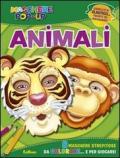 Animali. Maschere pop-up. Con gadget