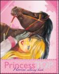 Horses coloring book. Princess Top: 2