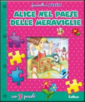 Alice nel paese delle meraviglie. Finestrelle in puzzle. Ediz. illustrata