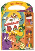 I dinosauri. Libri a spasso. Ediz. a colori. Con gomma. Con 6 matite bicolore