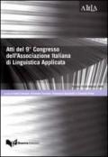 Atti del 9º congresso dell'associazione italiana di linguistica applicata