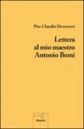 Lettera al mio maestro Antonio Bemi