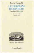 Le edizioni Bemporad. Catalogo 1889-1938