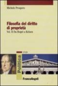 Filosofia del diritto di proprietà. 2.Da Hegel a Kelsen