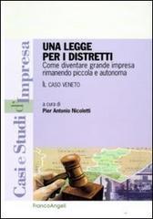 Una legge per i distretti. Come diventare grande impresa rimanendo piccola e autonoma. Il caso Veneto