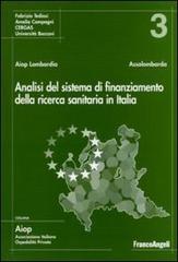 Analisi del sistema di finanziamento della ricerca sanitaria in Italia