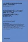 Formazione e lavoro nel settore agroalimentare in Europa