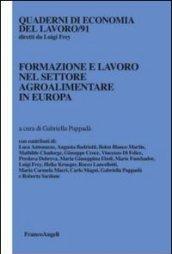 Formazione e lavoro nel settore agroalimentare in Europa