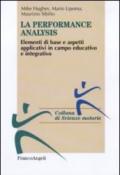 Performance analysis. Elementi di base e aspetti applicativi in campo educativo e integrativo