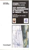 Venticinquesimo rapporto sull'occupazione in provincia di Trento