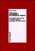 Note sulle componenti del rischio di credito. Un'analisi sulle piccole e medie imprese garantite da Fidi Toscana
