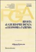 Rivista di Giurisprudenza ed Economia d'Azienda N. 8/2010 (Università-Economia)