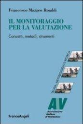 Il monitoraggio per la valutazione. Concetti, metodi, strumenti