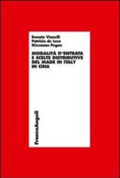 Modalità d'entrata e scelte distributive del made in Italy in Cina