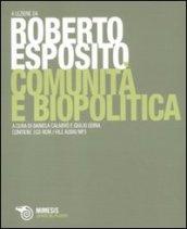 Comunità e biopolitica file audio formato MP3. Con CD-ROM