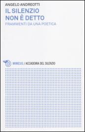 Il silenzio non è detto. Frammenti da una poetica