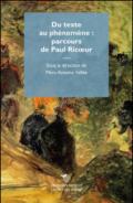 Du texte au phénomène: parcours de Paul Ricoeur