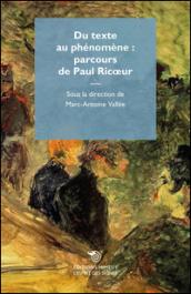 Du texte au phénomène: parcours de Paul Ricoeur