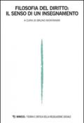 Filosofia del diritto: il senso di un insegnamento. Teoria e critica della regolazione sociale (2016)