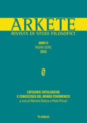 Arkete. Rivista di studi filosofici (2016)