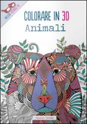 Animali. Colorare in 3D. Con gadget