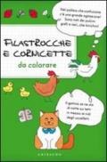 Filastrocche e cornicette da colorare