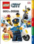 Gioca e disegna. Disegna e crea. Lego city. Con adesivi