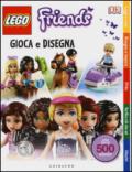 Gioca e disegna. Lego friends. Con adesivi. Ediz. illustrata