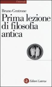 Prima lezione di filosofia antica