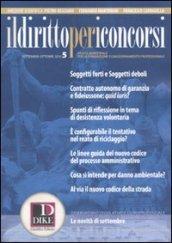 Il diritto per i concorsi (2010): 5