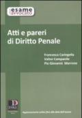 Atti e pareri di diritto penale 2017