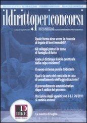 Il diritto per i concorsi (2011). 4.