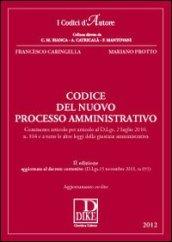 Codice del nuovo processo amministrativo