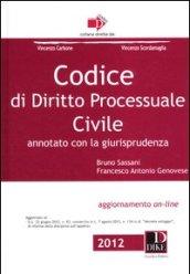 Codice di diritto processuale civile. Annotato con la giurisprudenza