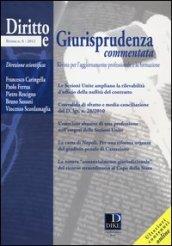 Diritto e giurisprudenza commentata (2012): 6