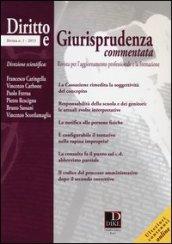 Diritto e giurisprudenza commentata (2013)