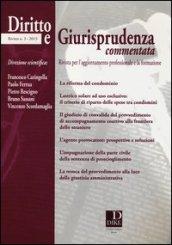 Diritto e giurisprudenza commentata (2013)