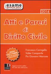 Atti e pareri di diritto civile 2014