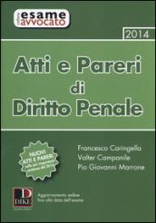 Atti e pareri di diritto penale 2014