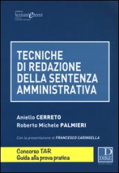 Tecniche di redazione della sentenza amministrativa