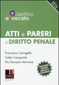 Atti e pareri di diritto penale 2017