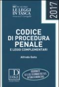 Codice di procedura penale e leggi complementari 2017