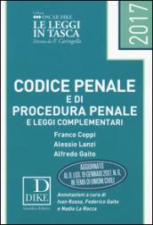 Codice penale e di procedura penale e leggi complementari 2017