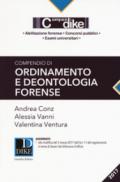 Compendio di ordinamento e deontologia forense