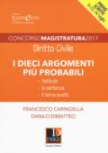 Concorso magistratura 2017. I dieci argomenti più probabili di diritto civile