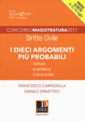 Concorso magistratura 2017. I dieci argomenti più probabili di diritto civile